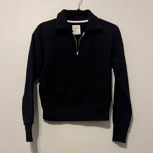 For Days Women's Black Half-Zip Sweatshirt